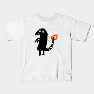 Lizard drunk tattoo Kids T-Shirt